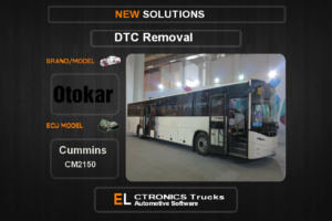 DTC OFF Otokar Cummins CM2150 Electronics Trucks Automotive software