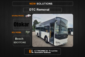 DTC OFF Otokar Bosch EDC17CV42 Electronics Trucks Automotive software