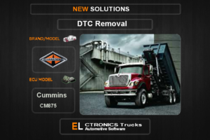 DTC OFF International Cummins CM875 Electronics Trucks Automotive software