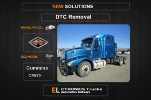 DTC OFF International Cummins CM870 Electronics Trucks Automotive software
