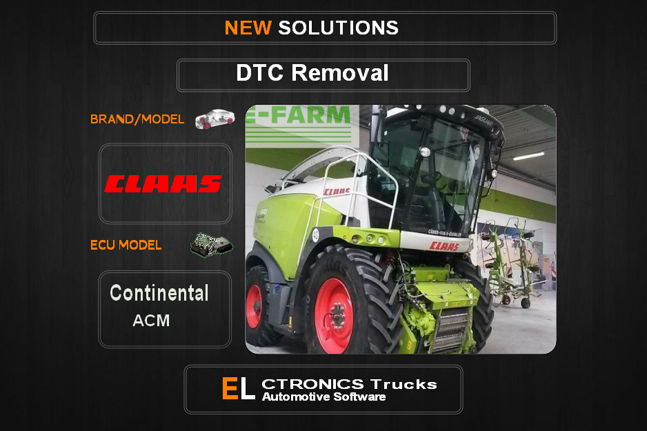 DTC OFF Claas Continental ACM Electronics Trucks Automotive software
