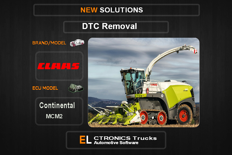 DTC OFF Claas Continental MCM2 Electronics Trucks Automotive software