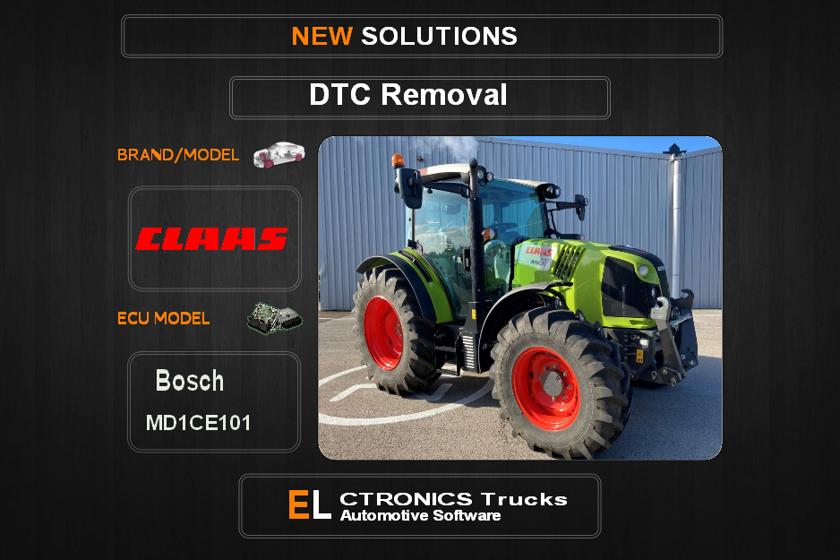 DTC OFF Claas Bosch MD1CE101 Electronics Trucks Automotive software
