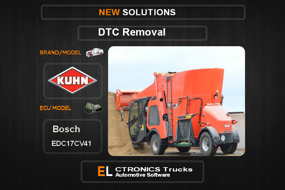 DTC OFF Kuhn Bosch EDC17CV41 Electronics Trucks Automotive software