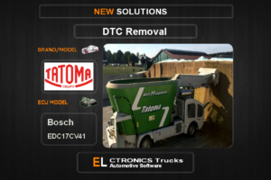 DTC OFF Tatoma Bosch EDC17CV41 Electronics Trucks Automotive software