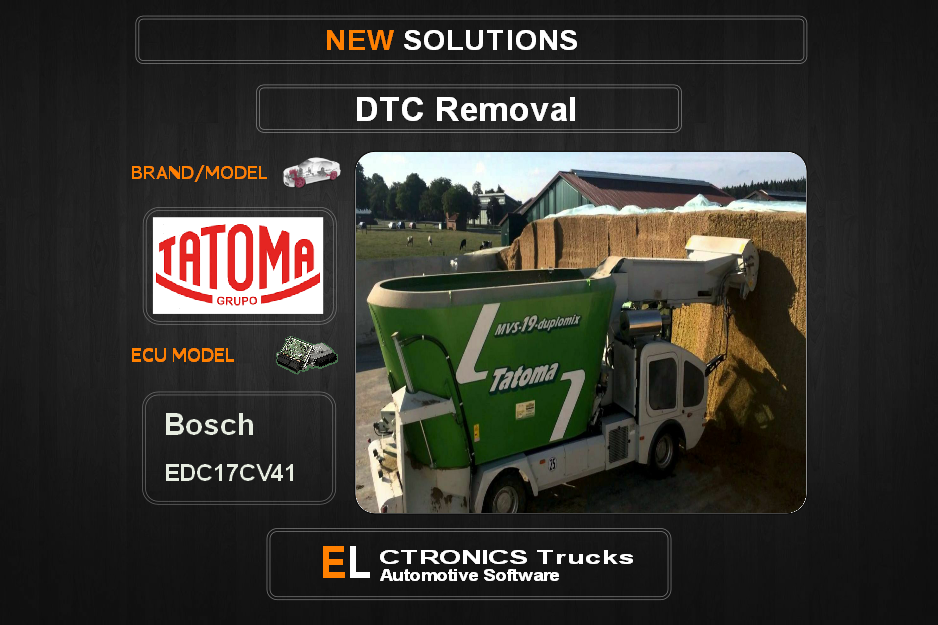 DTC OFF Tatoma Bosch EDC17CV41 Electronics Trucks Automotive software