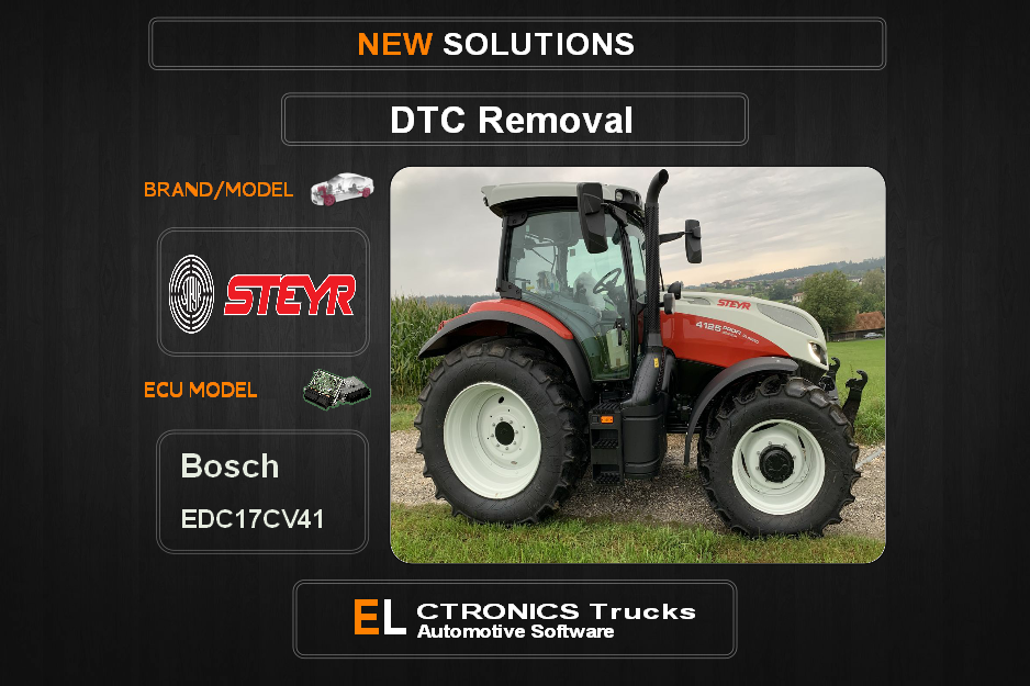 DTC OFF Steyr Bosch EDC17CV41 Electronics Trucks Automotive software