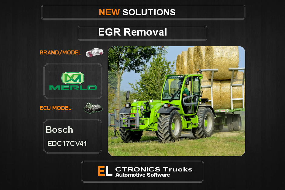 EGR Off Merlo Bosch EDC17CV41 Electronics Trucks Automotive Software