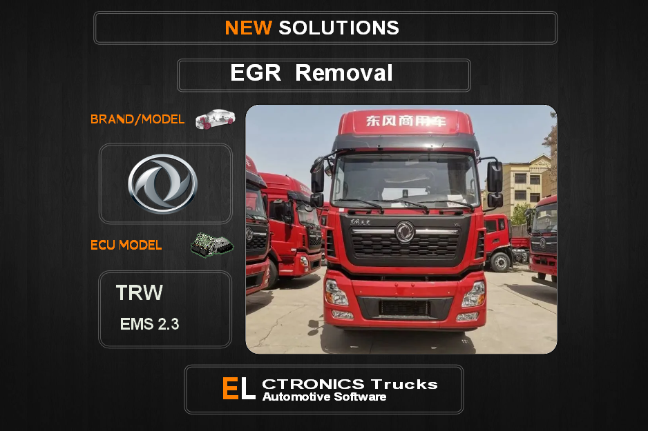 EGR Off Dongfeng TRW EMS2.3 Electronics Trucks Automotive Software