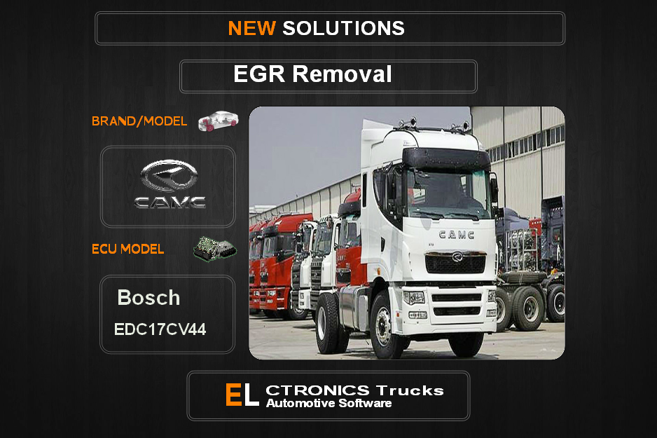 EGR Off CAMC Bosch EDC17CV44 Electronics Trucks Automotive Software