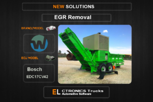 EGR Off Willibald Bosch EDC17CV42 Electronics Trucks Automotive Software