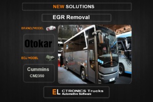 EGR Off Otokar Cummins CM2350 Electronics Trucks Automotive Software