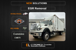 EGR Off International Cummins CM875 Electronics Trucks Automotive Software