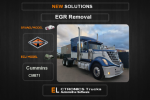 EGR Off International Cummins CM871 Electronics Trucks Automotive Software
