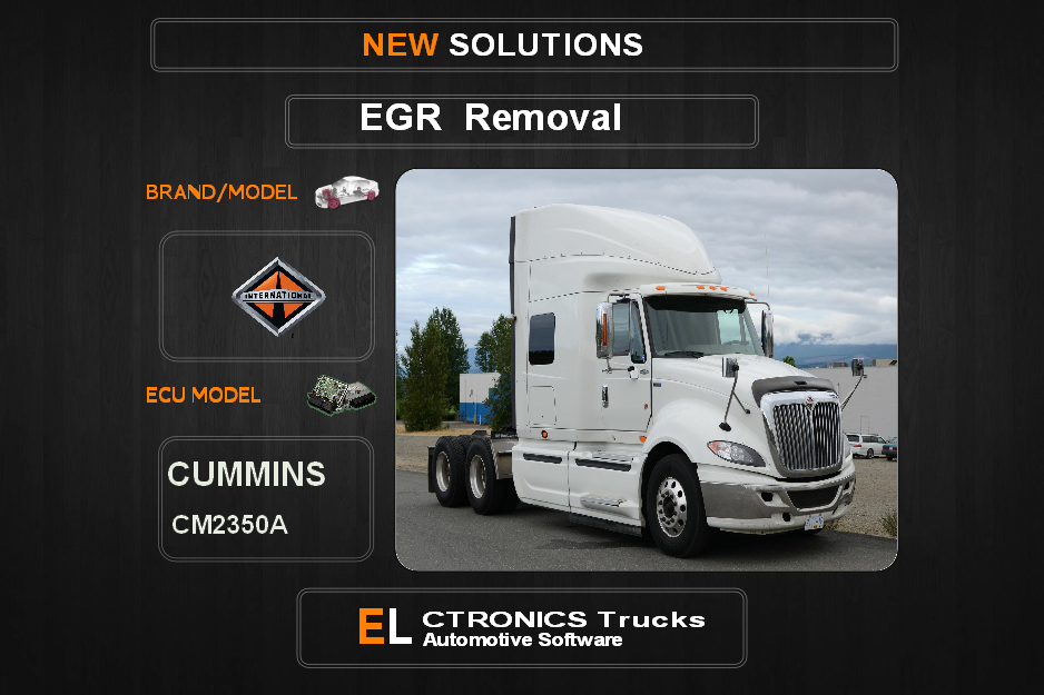 EGR Off International Cummins CM2250 Electronics Trucks Automotive Software
