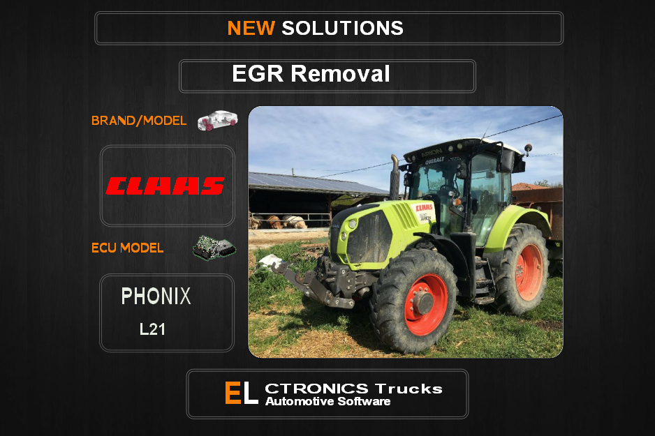 EGR Off Claas Phonix L21 Electronics Trucks Automotive Software
