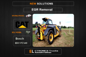 EGR Off Caterpillar Bosch EDC17CV49 Electronics Trucks Automotive Software