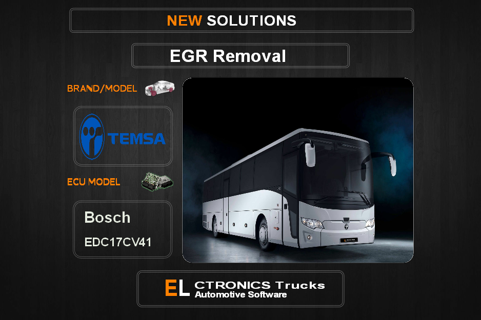 EGR Off Temsa Bosch EDC17CV41 Electronics Trucks Automotive Software