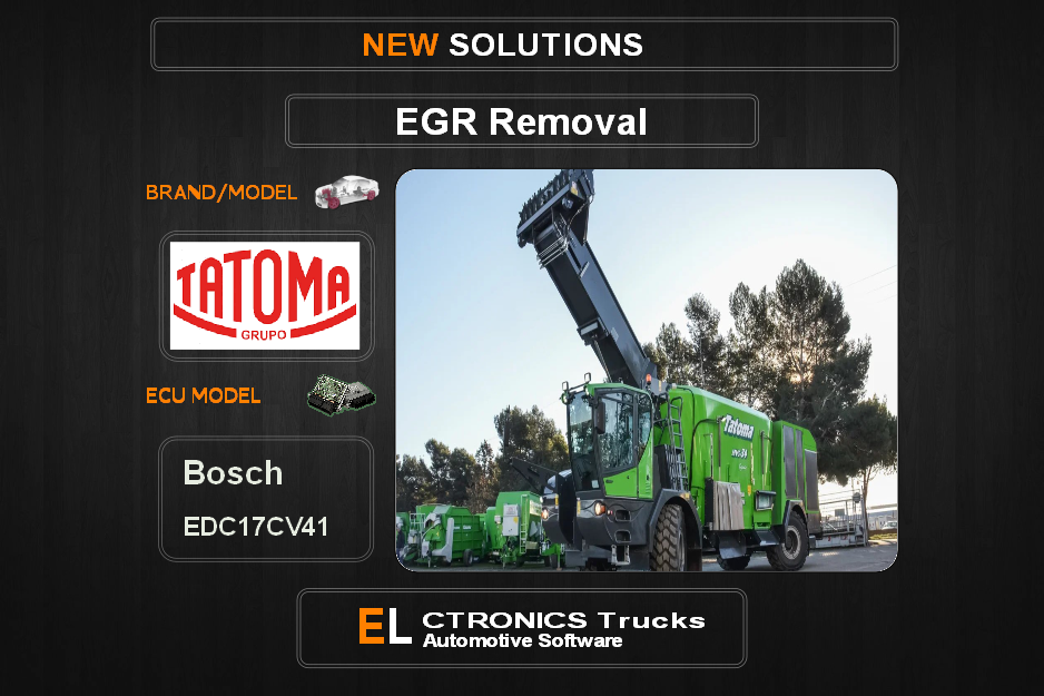 EGR Off Tatoma Bosch EDC17CV41 Electronics Trucks Automotive Software