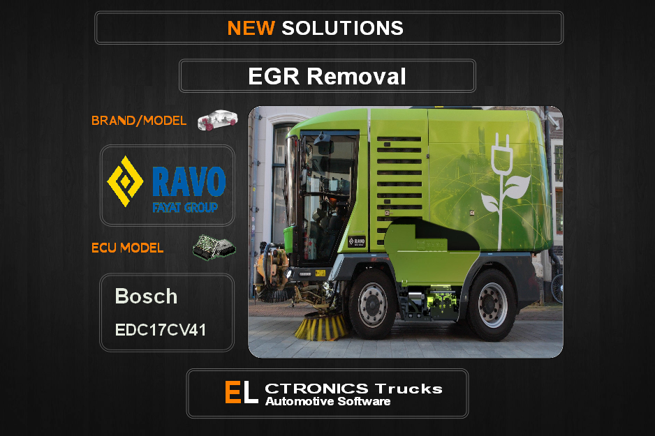 EGR Off Ravo Bosch EDC17CV41 Electronics Trucks Automotive Software