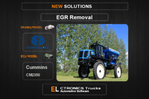 EGR Off New Holland Cummins CM2350 Electronics Trucks Automotive Software