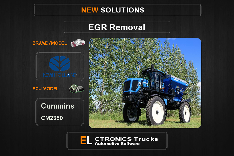 EGR Off New Holland Cummins CM2350 Electronics Trucks Automotive Software
