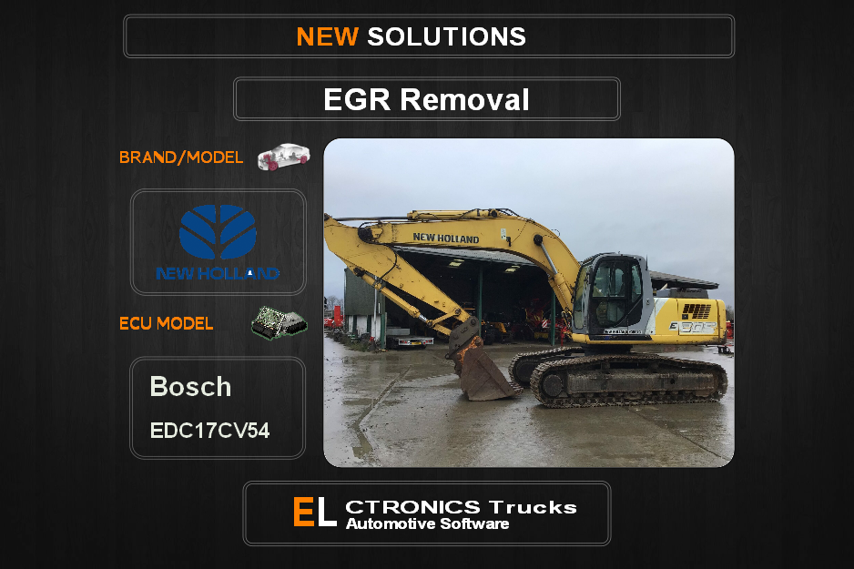 EGR Off New Holland Bosch EDC17CV54 Electronics Trucks Automotive Software
