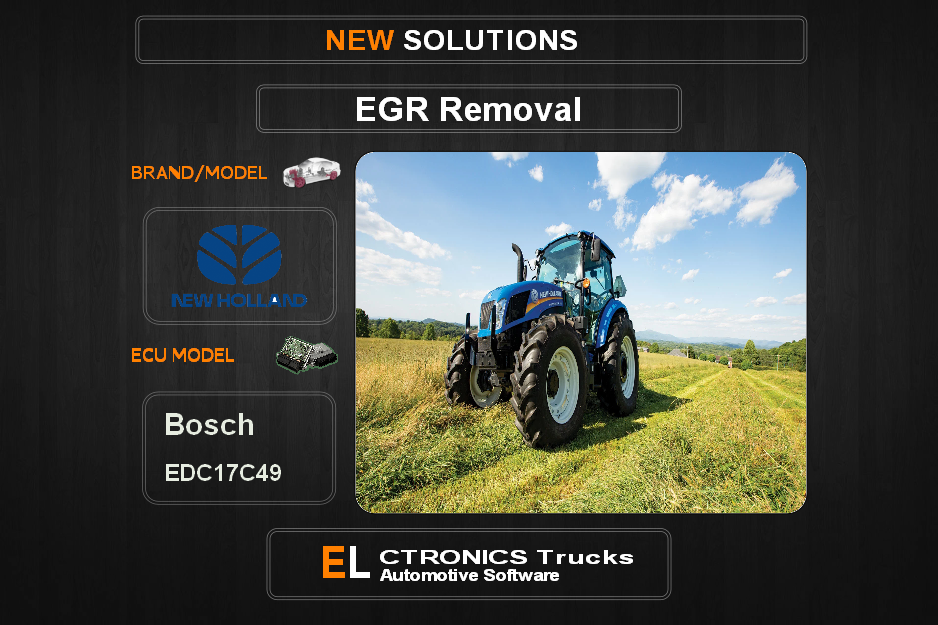 EGR Off New Holland Bosch EDC17C49 Electronics Trucks Automotive Software