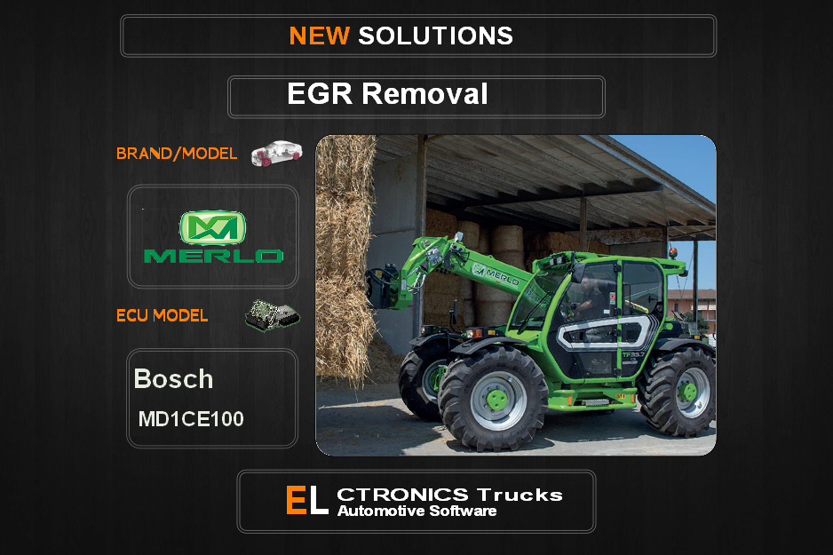EGR Off Merlo Bosch MD1CE100 Electronics Trucks Automotive Software