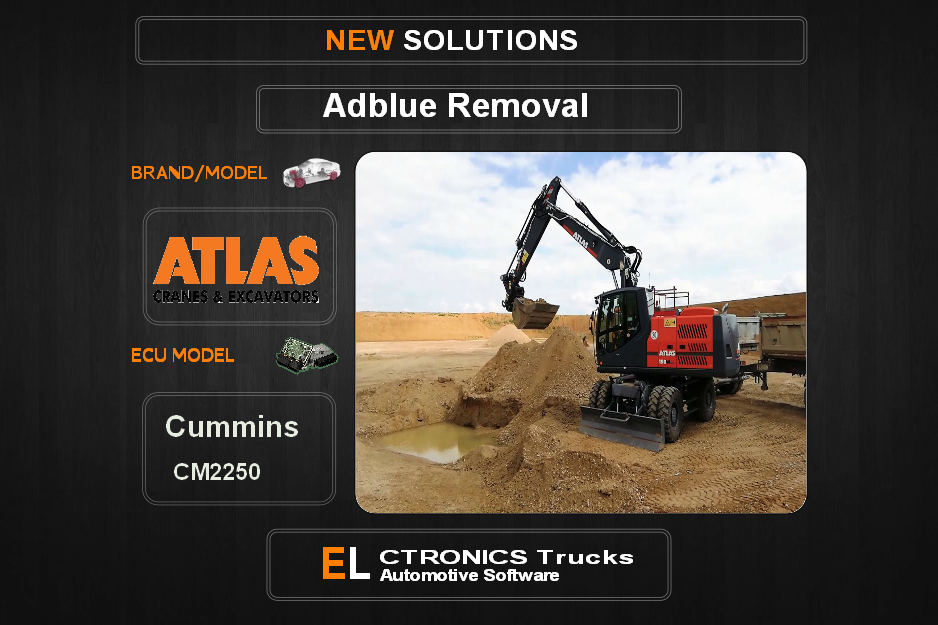 AdBlue OFF Atlas Cummins CM2250 Electronics Trucks Automotive Software