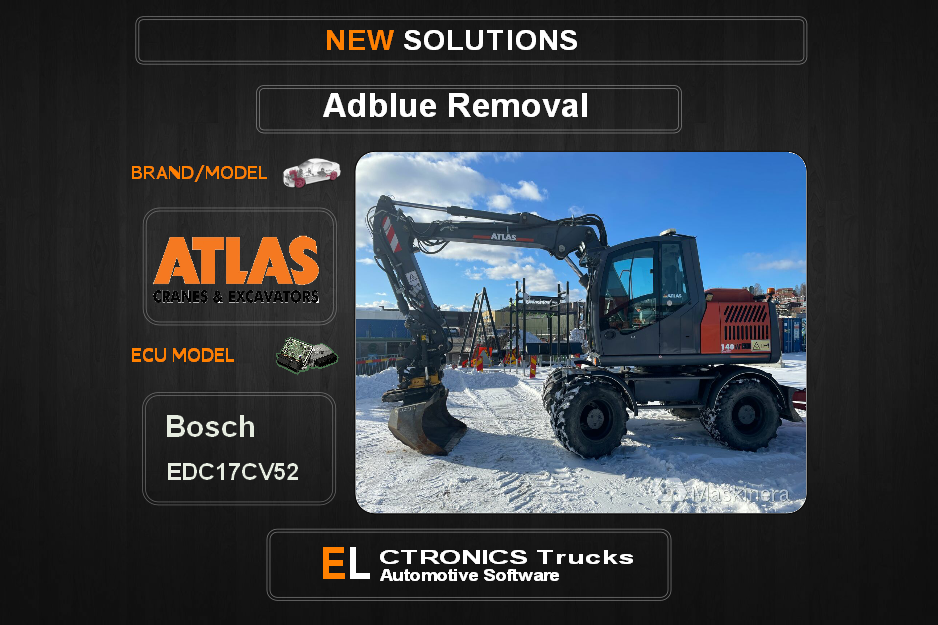 AdBlue OFF Atlas Bosch EDC17CV52 Electronics Trucks Automotive Software