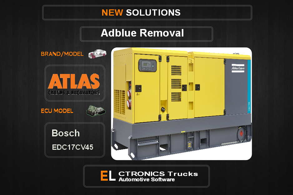 AdBlue OFF Atlas Bosch EDC17CV45 Electronics Trucks Automotive Software