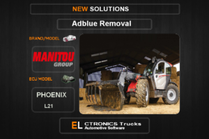 AdBlue OFF Manitou PHOENIX  L21 Electronics Trucks Automotive Software