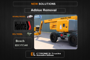 AdBlue OFF Haulotte Bosch EDC17CV45 Electronics Trucks Automotive Software
