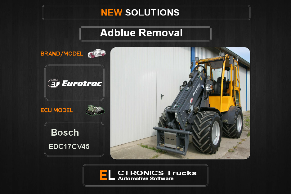 AdBlue OFF Eurotrac Bosch EDC17CV45 Electronics Trucks Automotive Software