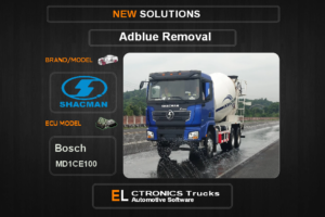 AdBlue OFF Shacman Bosch MD1CE100 Electronics Trucks Automotive Software
