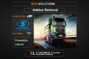 AdBlue OFF Shacman Cummins CM2150 Electronics Trucks Automotive Software