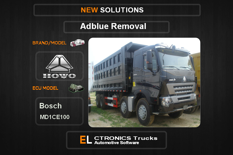 AdBlue OFF Howo Bosch MD1CE100 Electronics Trucks Automotive Software