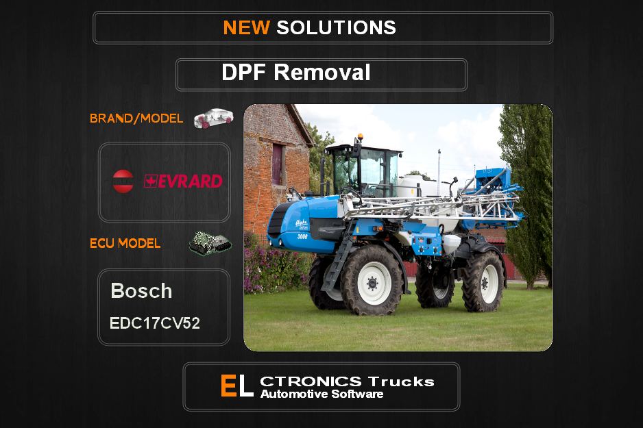 DPF Off Evrard Bosch EDC17CV52 Electronics Trucks Automotive Software