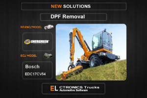 DTC OFF Energreen Bosch EDC17CV54 Electronics Trucks Automotive software