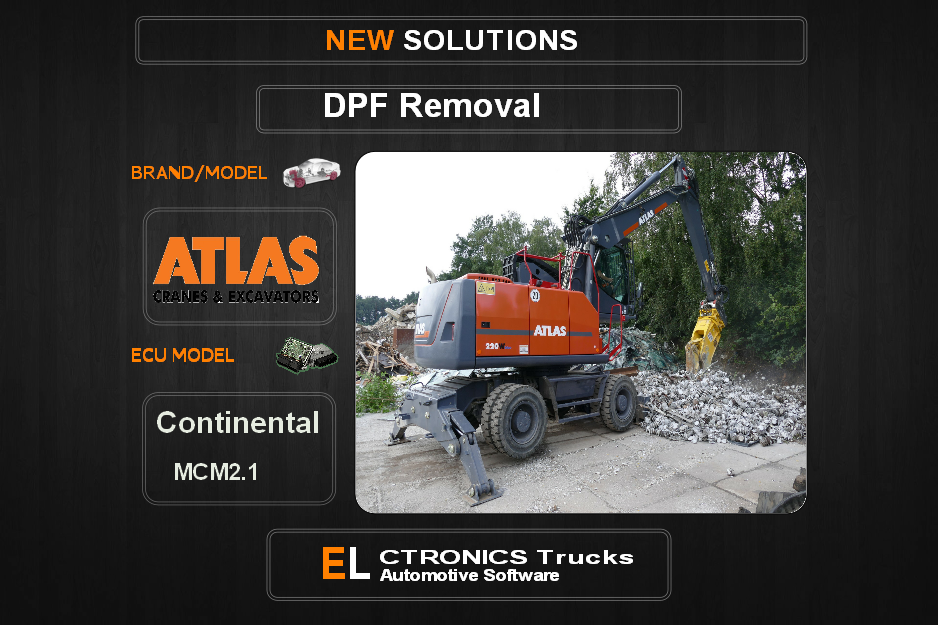 DPF Off Atlas Continental MCM2.1 Electronics Trucks Automotive Software