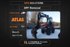 DPF Off Atlas Bosch EDC17CV52 Electronics Trucks Automotive Software