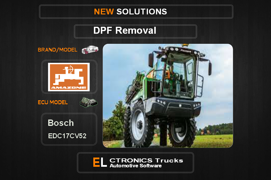 DPF Off Amazone Bosch EDC17CV52 Electronics Trucks Automotive Software