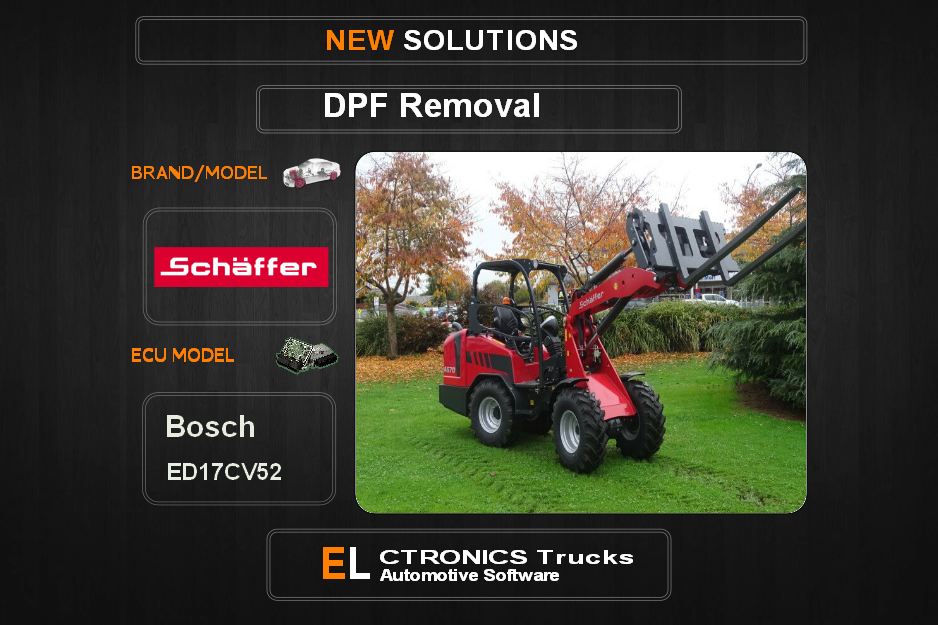 DPF Off Schaffer Bosch EDC17CV52 Electronics Trucks Automotive Software