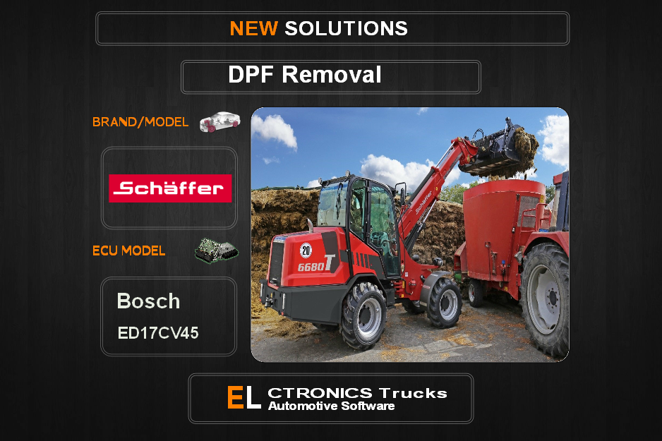 DPF Off Schaffer Bosch EDC17CV45 Electronics Trucks Automotive Software