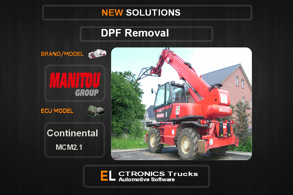 DPF Off Manitou Continental MCM2.1 Electronics Trucks Automotive Software