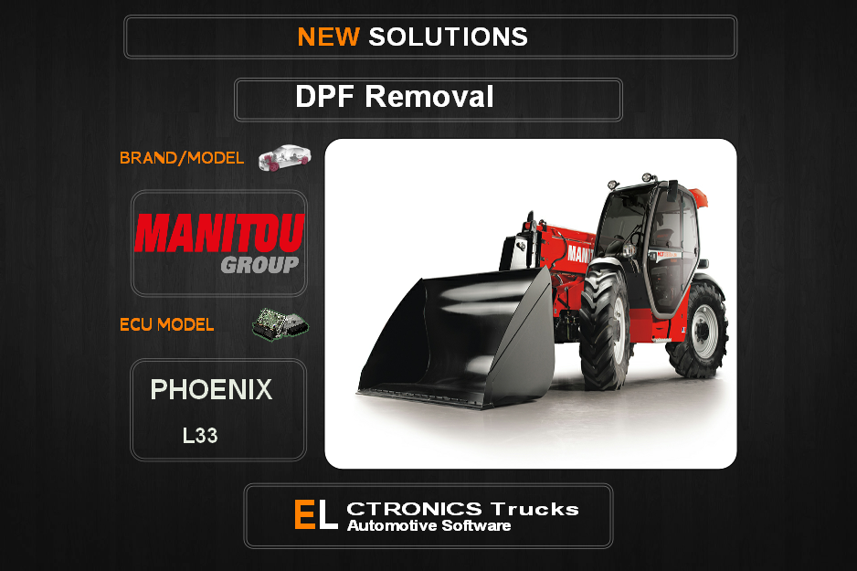 DPF Off Manitou PHOENIX L33 Electronics Trucks Automotive Software