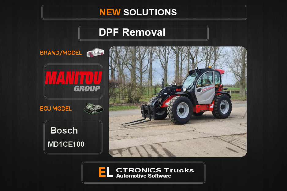 DPF Off Manitou Bosch MD1CE100 Electronics Trucks Automotive Software