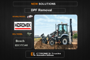 DPF Off Hidromek Bosch EDC17CV45 Electronics Trucks Automotive Software