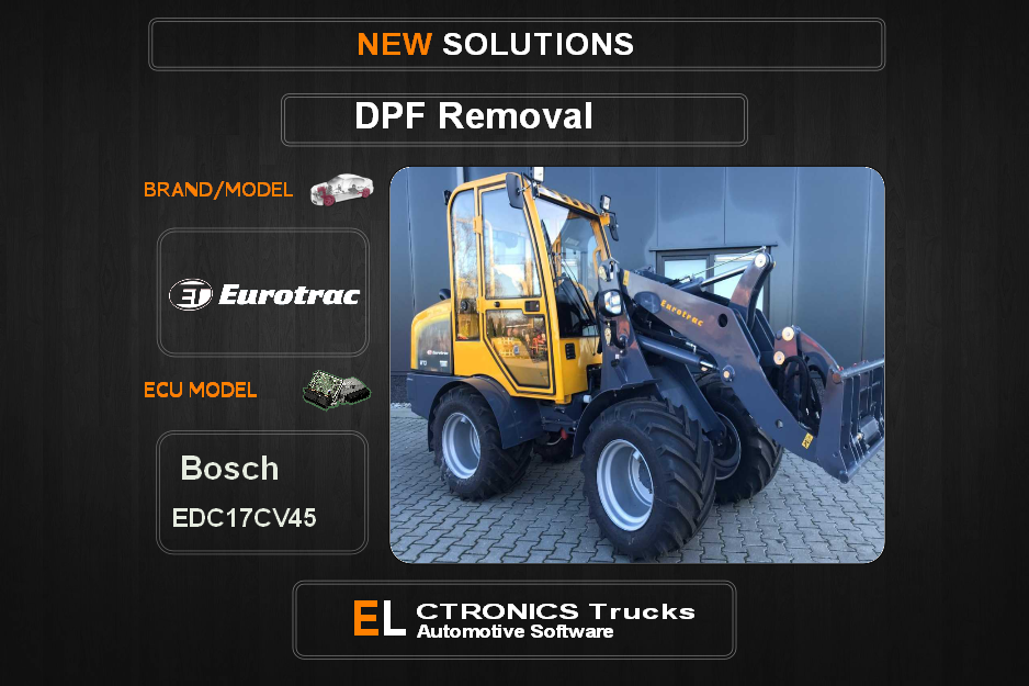 DPF Off Eurotrac Bosch EDC17CV45 Electronics Trucks Automotive Software